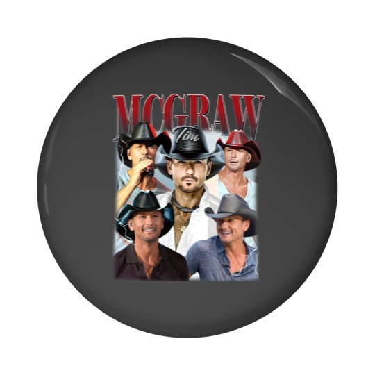 Discover Tim McGraw Vintage Pin Buttons, Gift For Women and Man Pin Buttons