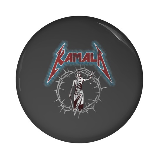 Discover Kamala Harris Rock Band Pin Buttons
