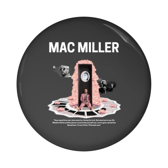 Discover Mac Miller Self Care Vintage Pin Buttons