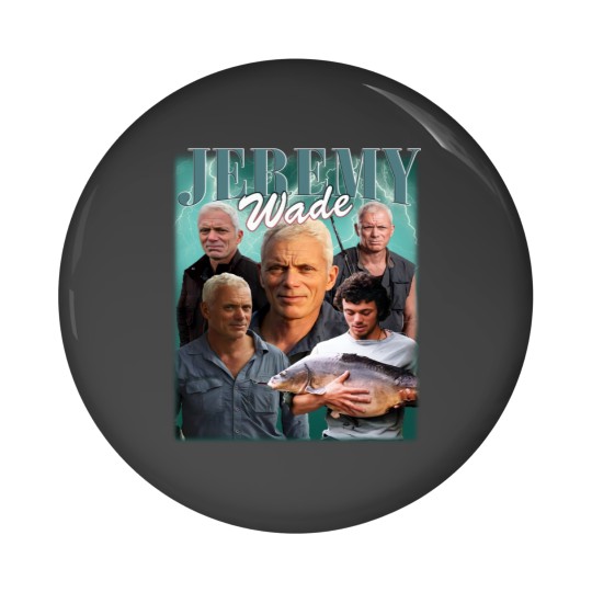 Discover Jeremy Wade Vintage Graphic Pin Buttons