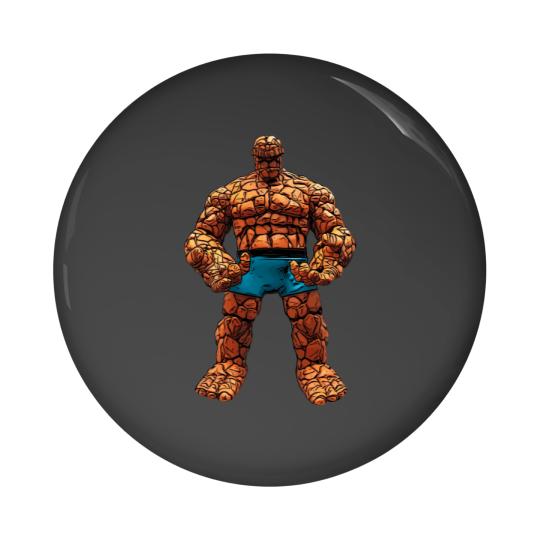 Discover Just one more The Thing Fantastic Four Pin Buttons