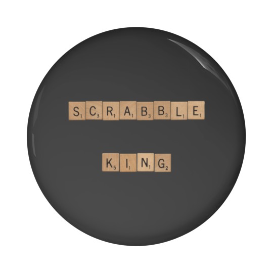 Discover Scrabble King Pin Buttons