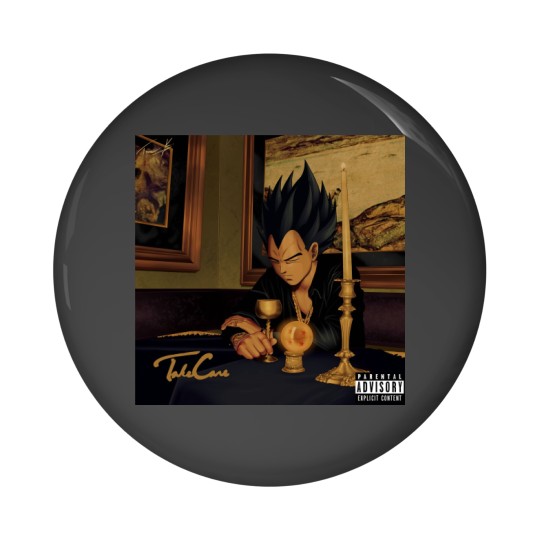 Discover Vegeta - Take Care Canvas Print Pin Buttons