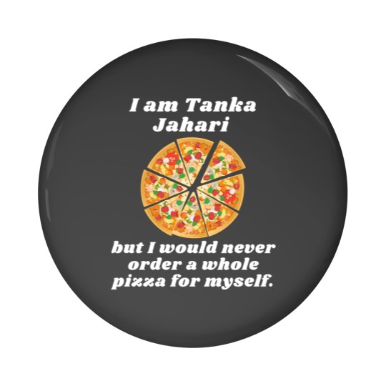 Discover Impractical Jokers Tanka Jahari Pizza Pin Buttons
