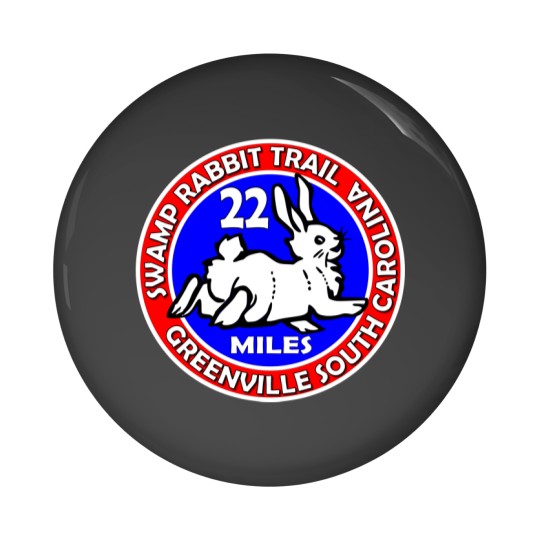 Discover Swamp Rabbit Trail from Greenville to Travelers Rest, SC 22 mile Classic(3) Pin Buttons