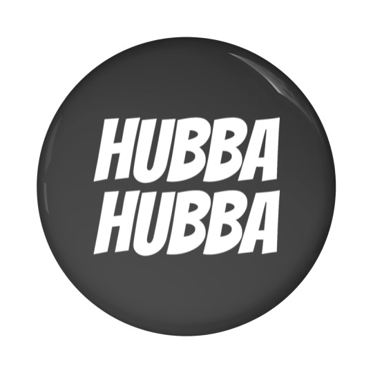 Discover Hubba Hubba Pin Button