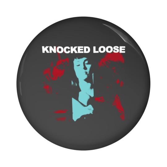 Discover Knocked Loose Merch Knocked Loose Happiness Pin Buttons Pin Buttons