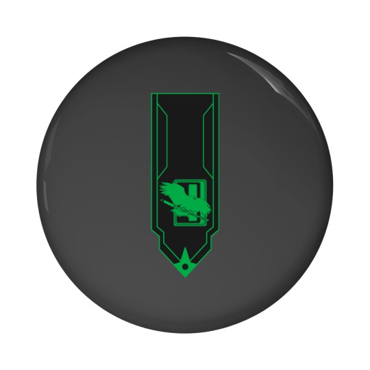 Discover Clan Jade Falcon Insignia Pin Buttons