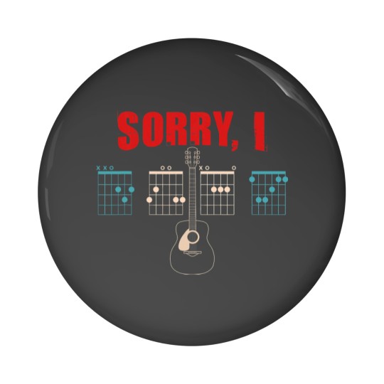 Discover Funny Guitar Message Chords Idgaf Guitarist Chord Pin Buttons