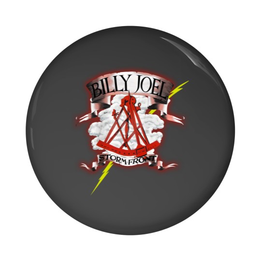 Discover 1990 Billy Joel Storm Front, Only The Good Die Young Vintage Pin Buttons