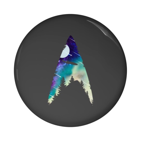 Discover The Next Generation Starfleet Galactic Insignia Pin Buttons