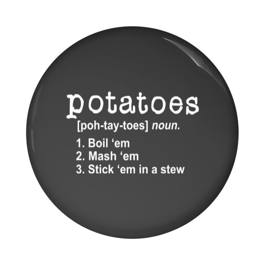 Discover Lord of the Rings Potatoes Quotes Pin Buttons