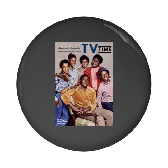 Discover Cast Of Good Times TV Time February 1974 Pin Buttons