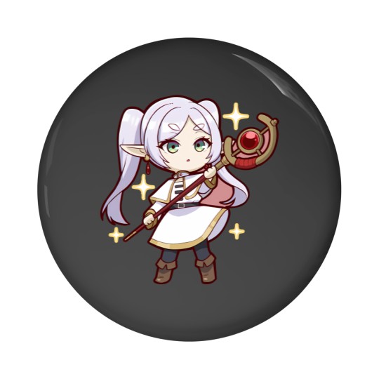 Discover Frieren - Frieren Chibi Pin Buttons