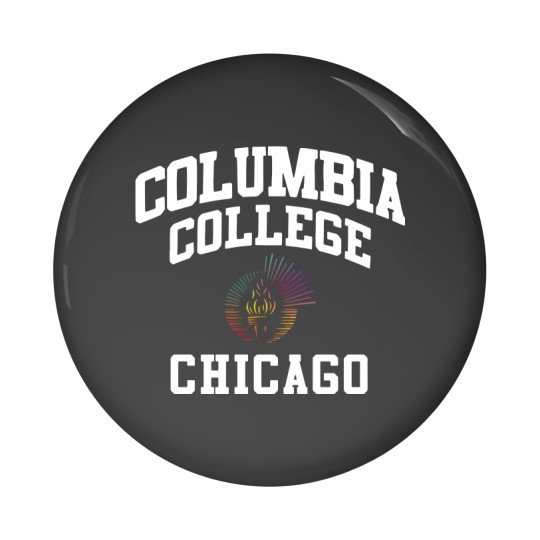 Discover Columbia College Chicago CCC Logo Pin Buttons