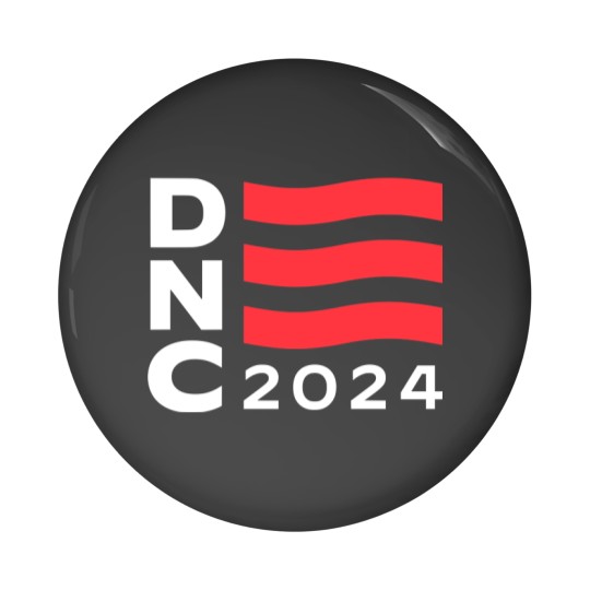 Discover DNC Democratic National Convention 2024 LOGO - Kamala Harris - Pin Buttons