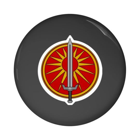 Discover Battletech Davion Logo Pin Buttons