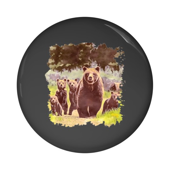 Discover Grizzly 399 And Quad Pin Buttons
