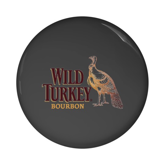 Discover Wild Turkey Logo Pin Buttons