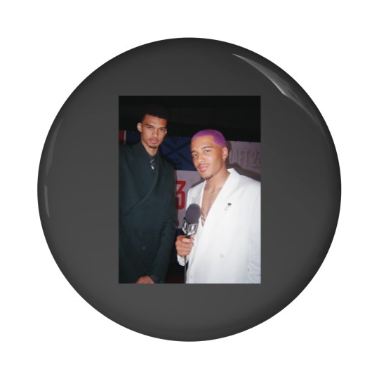 Discover Victor Wembanyama X Jeremy Sochan Graphic Pin Buttons