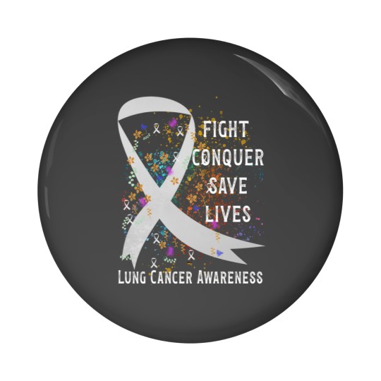 Discover Lung Cancer - Lung Cancer Awareness - Pin Buttons
