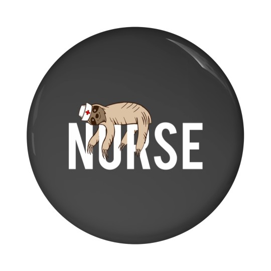Discover Nurse Sloth Sloth Animal Lovers Nursing Gift Pin Buttons