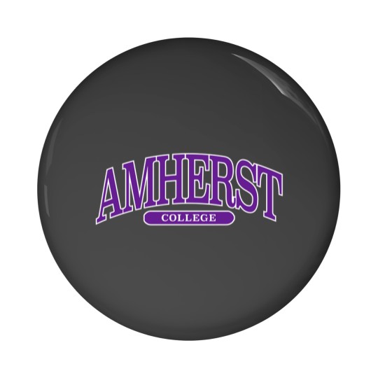 Discover amherst - college font curved Pin Buttons