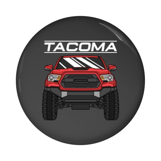 Discover Tacoma 4X4 Off-Road Truck Pin Buttons