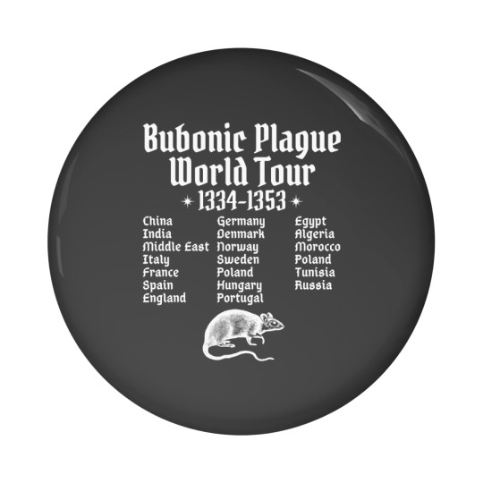 Discover Funny Meme Bubonic Plague World Tour Cringe Pin Buttons