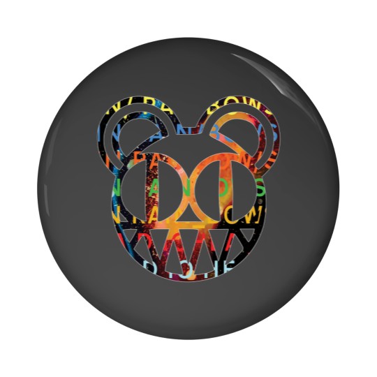 Discover RADIOHEADs music logo Pin Buttons