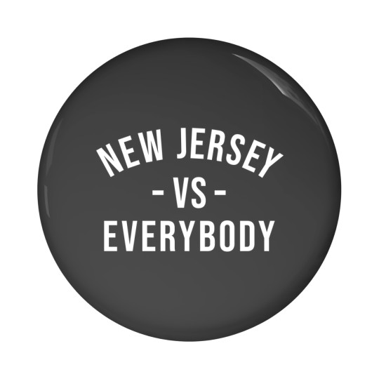 Discover New Jersey VS Everybody Jon Bon Jovi  Classic Pin Buttons