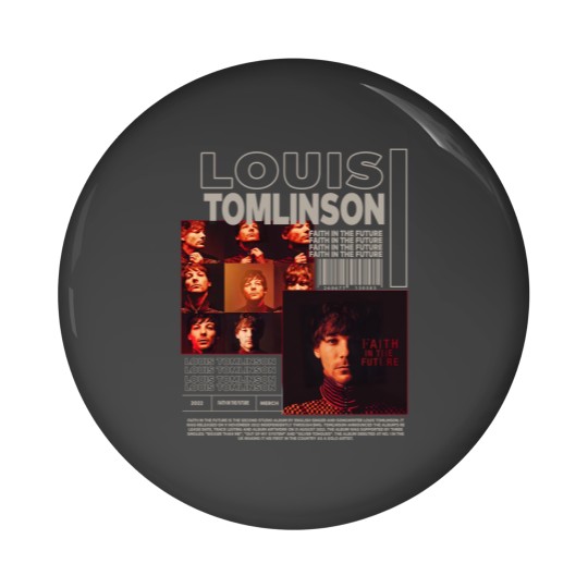 Discover Louis Tomlinson Vintage Pin Buttons, Louis Tomlinson Faith
