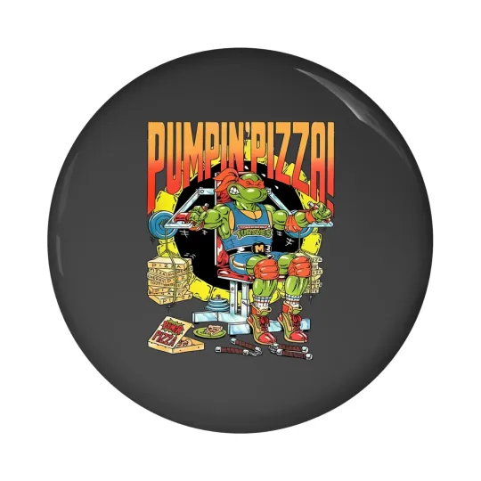 Discover Pumpin' Pizza - Ninja Turtles - Pin Buttons