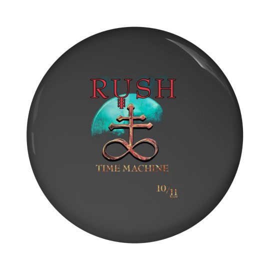 Discover Vintage 10/11 Rush Time Machine Tour Pin Buttons