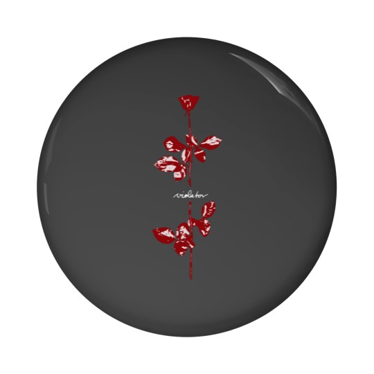 Discover Violator Red - Depeche Mode Pin Buttons