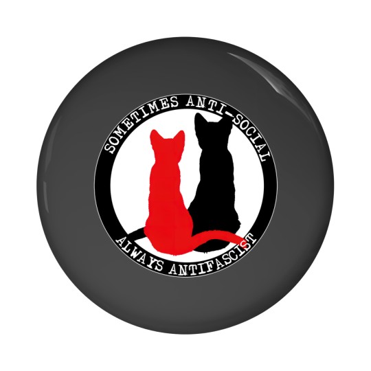 Discover Antifa Cats Pin Buttons