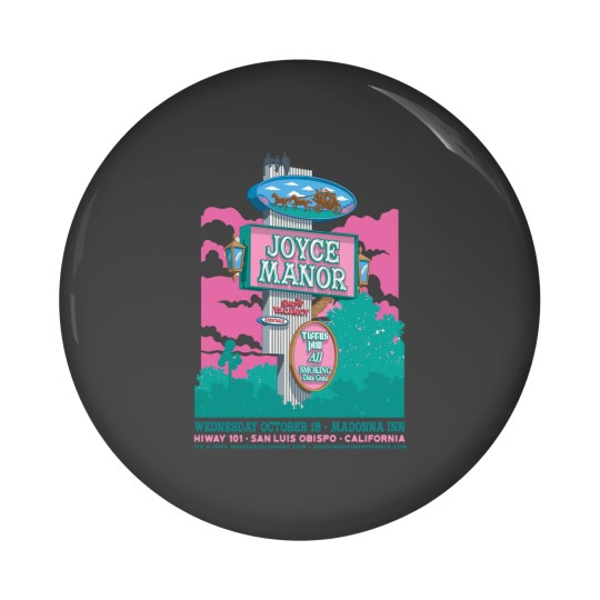 Discover Joyce Manor At Madonna Inn Show Pin Buttons Tigers Jaw Size S-5XL, Multicolor
