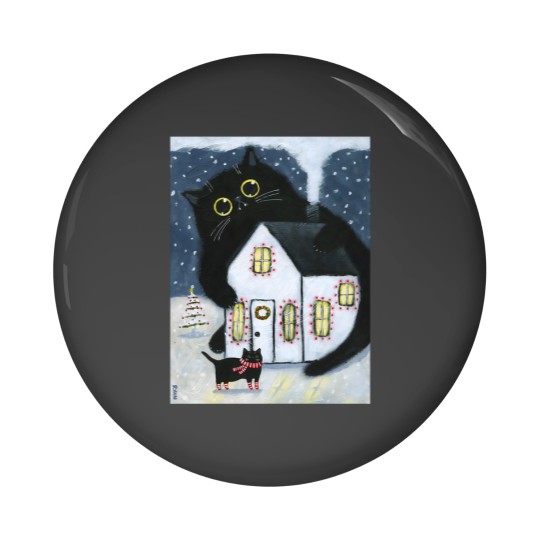 Discover The Yule Cat Pin Buttons