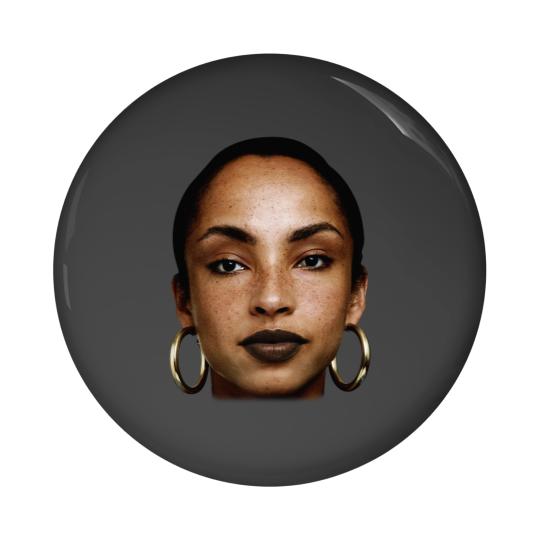 Discover Rare Sade Adu Face Pin Buttons Collection Singer Unisex Pin Buttons