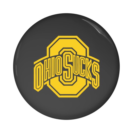 Discover Ohio Sucks Pin Buttons for Michigan Wolverine fans