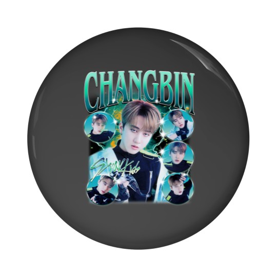 Discover Exclusive Stray Kids Changbin Bootleg Pin Buttons