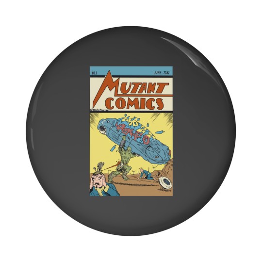 Discover Mutant Comics Pin Buttons - Falllout - Pin Buttons
