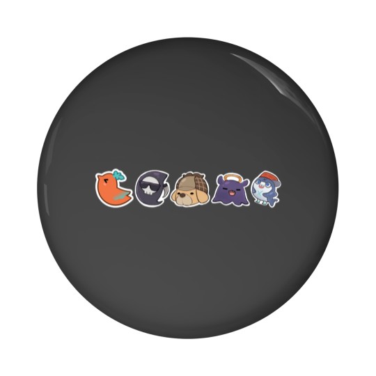 Discover HoloMyth Mascots pack - Hololive Pin Buttons
