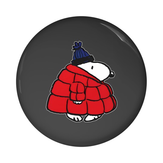Discover Snoopy Puffy Coat Air Freshener Pin Buttons