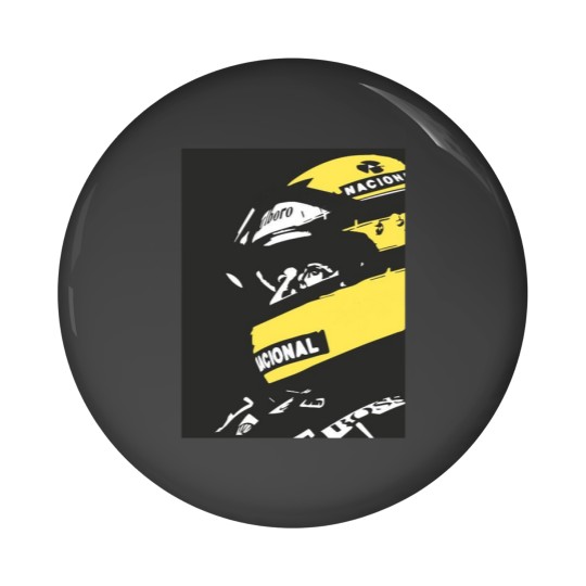 Discover Ayrton Sennaa drawing Pin Buttons