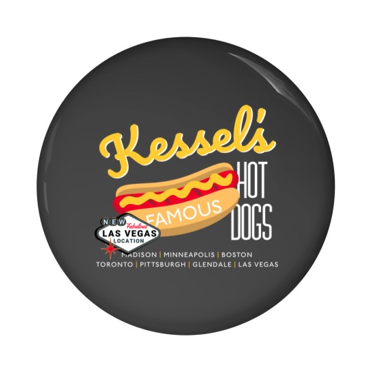 Discover Kessel's Famous Hot Dogs Essential Pin Buttons