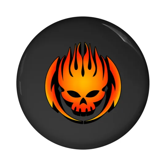 Discover the offspring  3d logo Pin Buttons