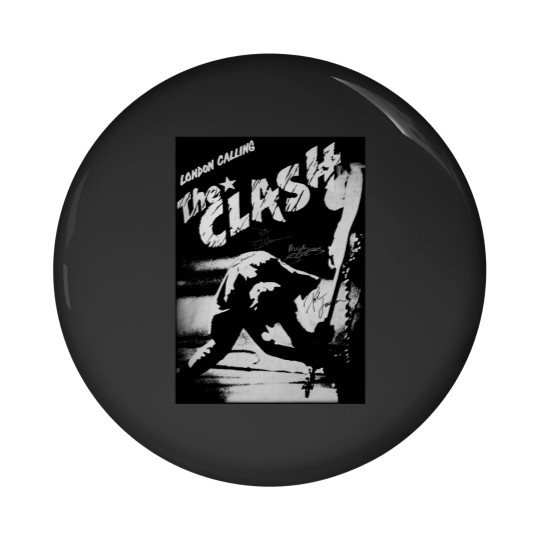 Discover The Clash Pin Buttons, London Calling Clash Vintage Unisex Pin Buttons
