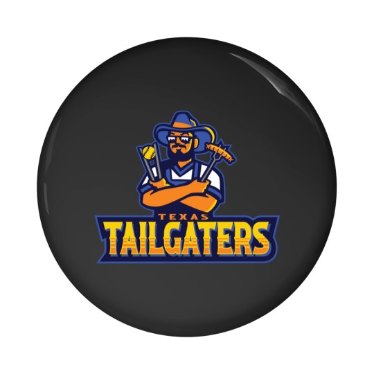 Discover Texas Tailgaters With Bbq And Sports Theme For Game Day Enthusiasts Pin Buttons