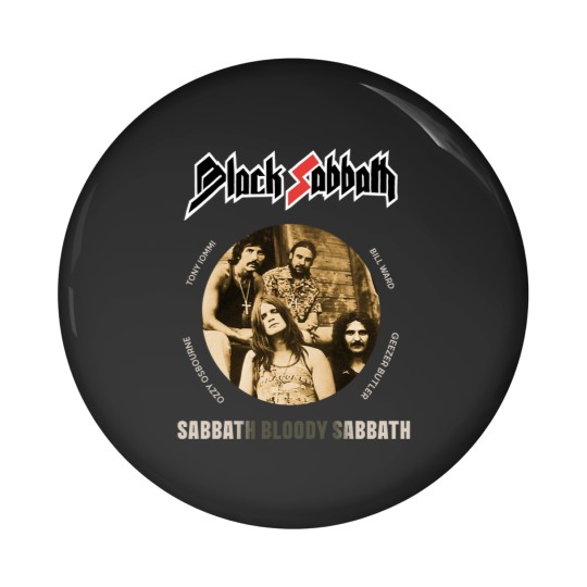 Discover Black Sabbath- Bloody Sabbath rock punk Pin Buttons
